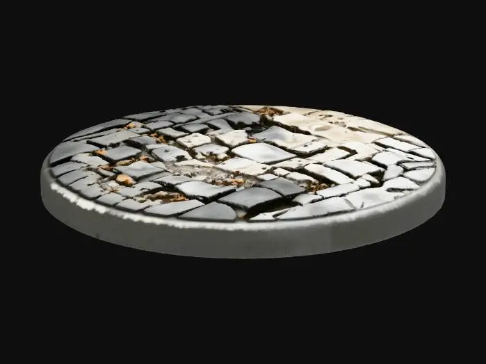 3D model for Stone Base Platform