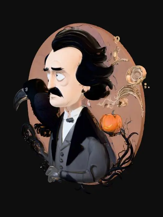 3D model for Edgar Allan Poe