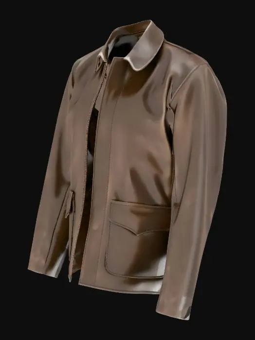 3D model for Leather Jacket style