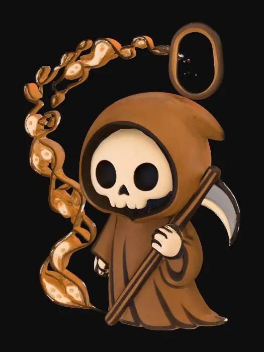 3D model for death tarot