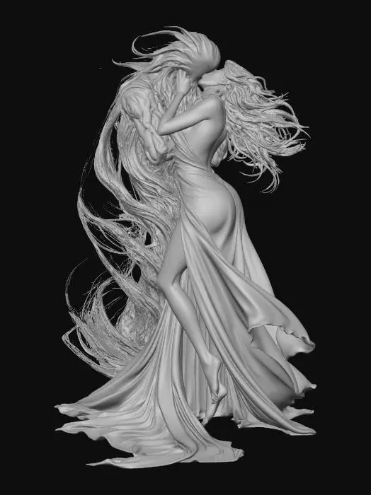 3D model for Midnight Embrace