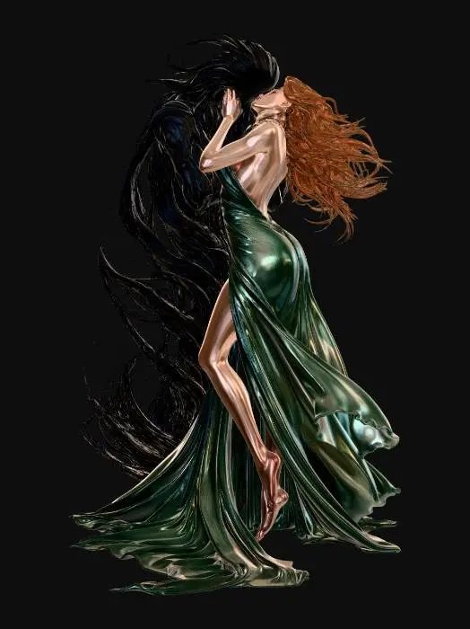 3D model for Midnight Embrace