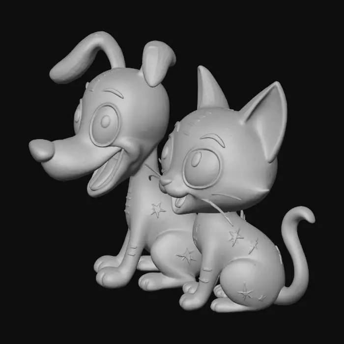 3D model for Halloween Pawsome Pals