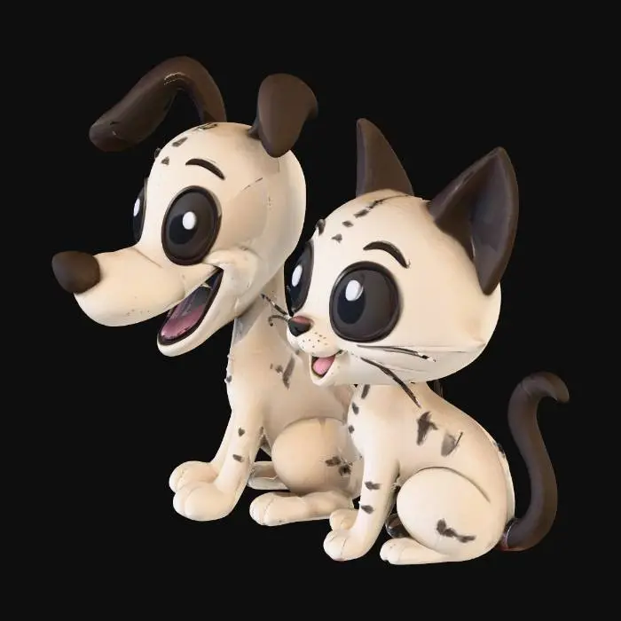 3D model for Halloween Pawsome Pals