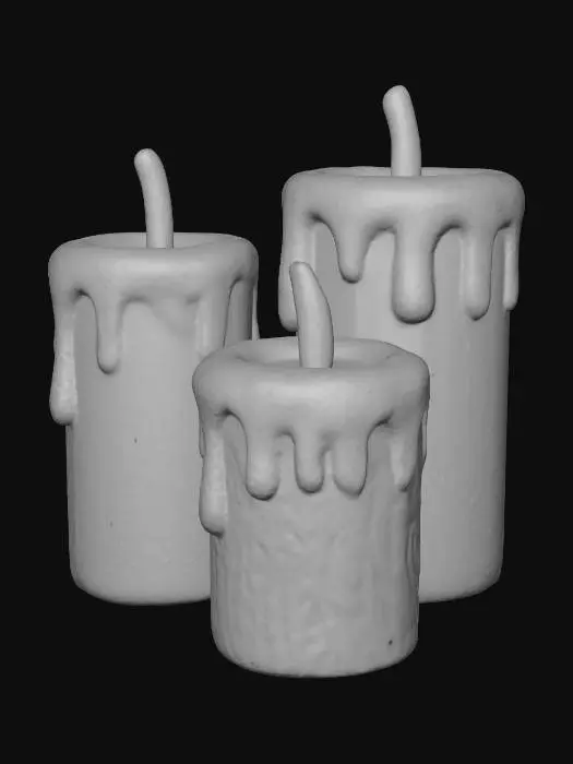 3D model for Glow Candles
