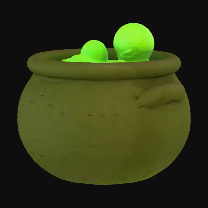 3D model for Witch's Brew Cauldron