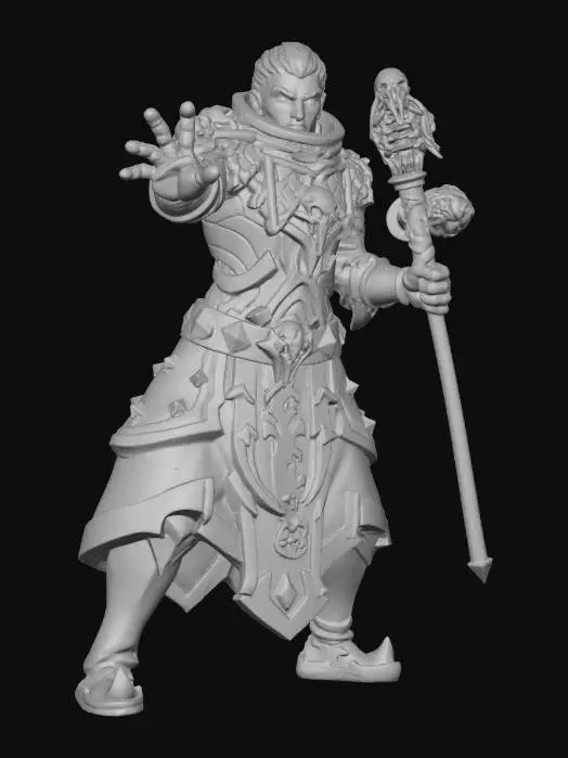 3D model for Frost Sorcerer Conjuring, #Thanksgiving#