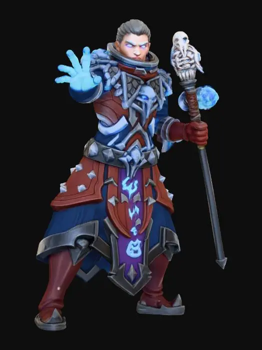 3D model for Frost Sorcerer Conjuring, #Thanksgiving#