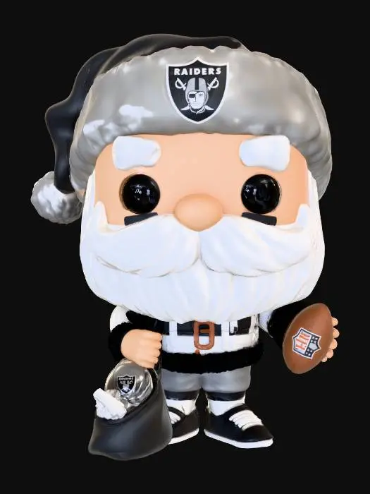 3D model for Raiders Gridiron Santa