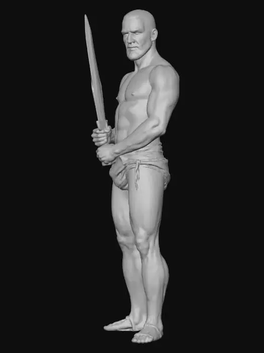 3D model for Warrior in the Arena