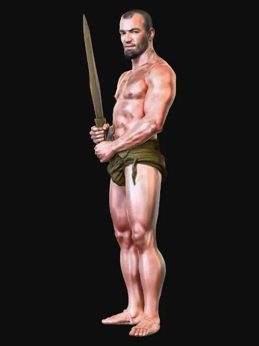 3D model for Warrior in the Arena