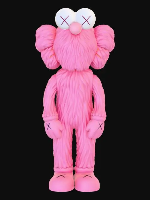 3D model for Pink Furry Figure