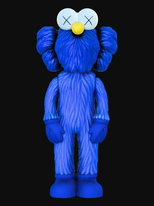 3D model for Pink Furry Figure