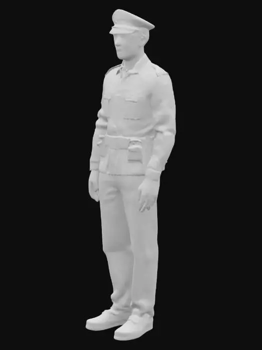 3D model for Officer in Uniform