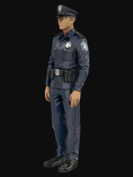 3D model for Officer in Uniform