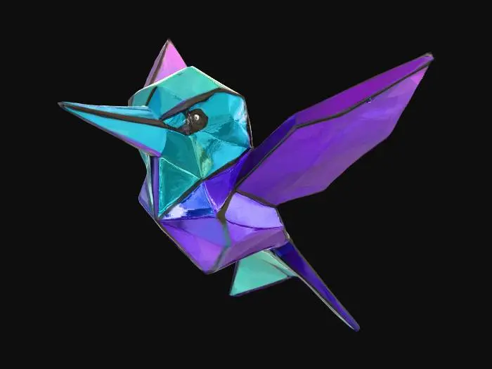 3D model for Website Hummingbird