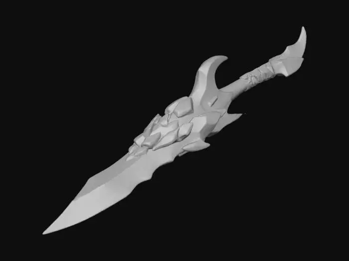 3D model for Crimson Blade of Valor