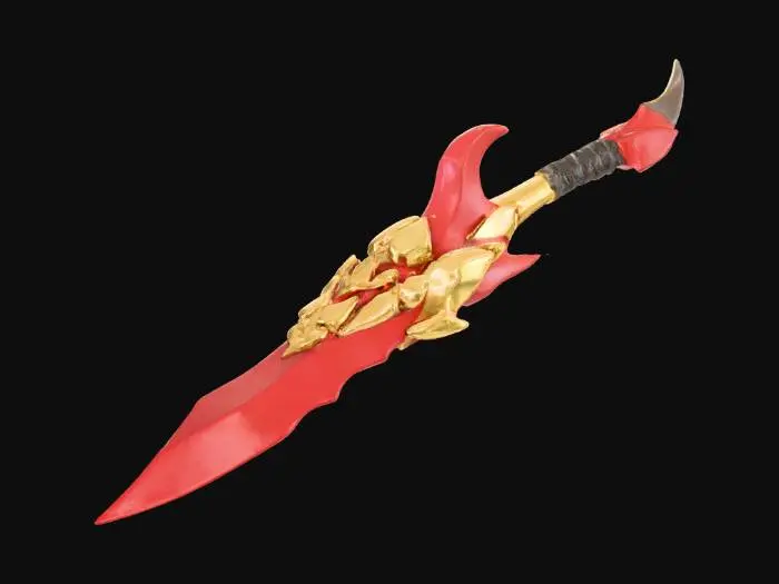 3D model for Crimson Blade of Valor