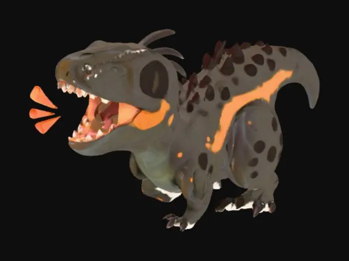 3D model for Roaring Shadow Rex
