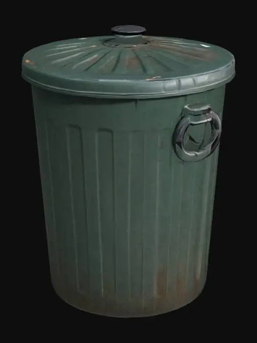 3D model for Ein Miniatur-Mülleimer mit Deckel mit glatten, druckfreundlichen Flächen und klar hervorgehobenen Details wie Scharnieren und Griffen. Die Wandstärke beträgt mindestens 1,5 mm. Sehr detailliert, Ultra-realistisch.