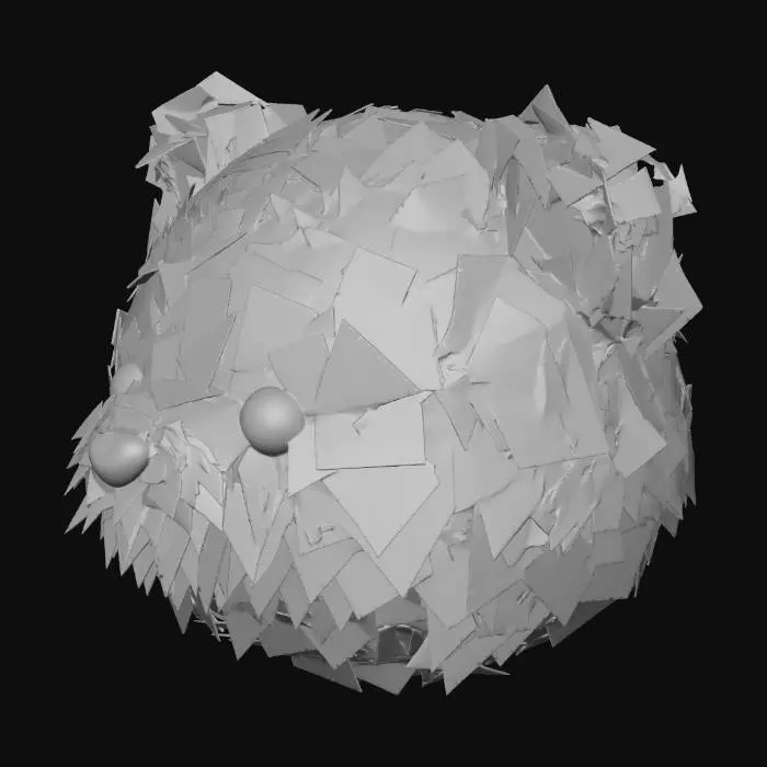3D model for bear head