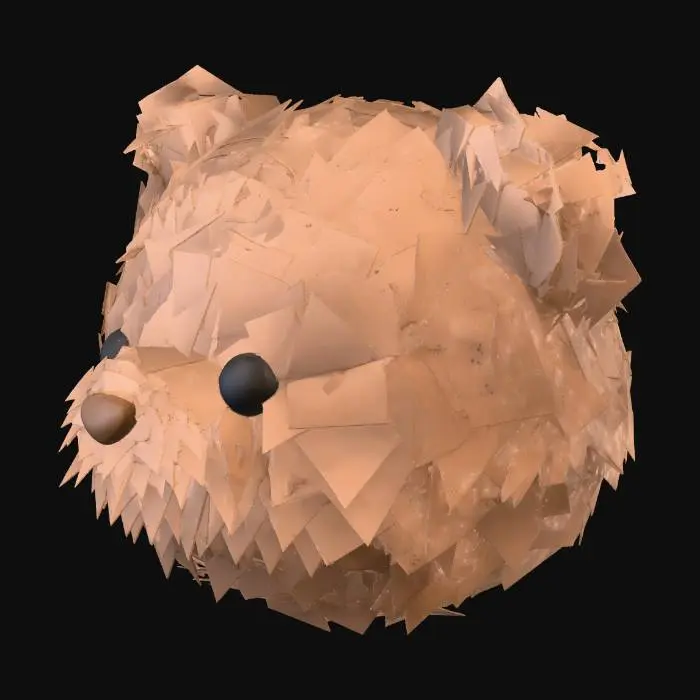 3D model for bear head