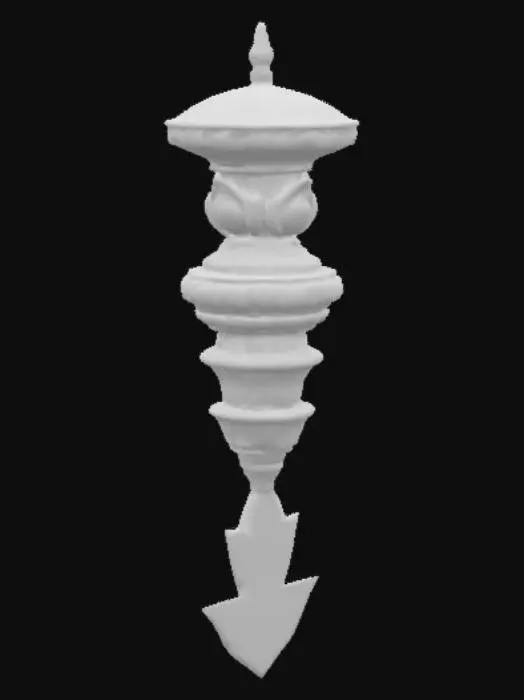 3D model for brazo menorah