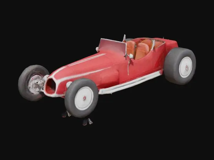 3D model for Red Hot Rod Racer