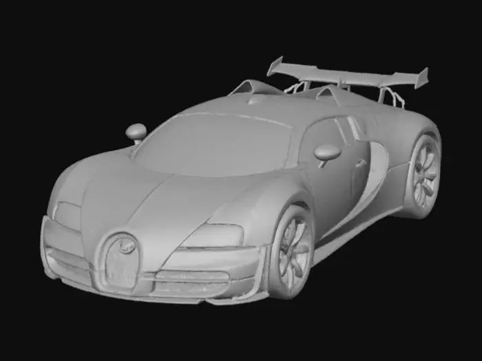 3D model for bugatti veyron