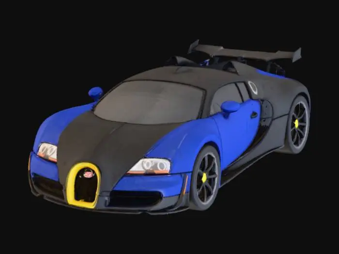 3D model for bugatti veyron