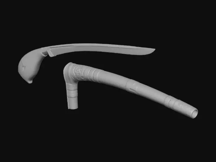 3D model for Tulwar with Sheath
