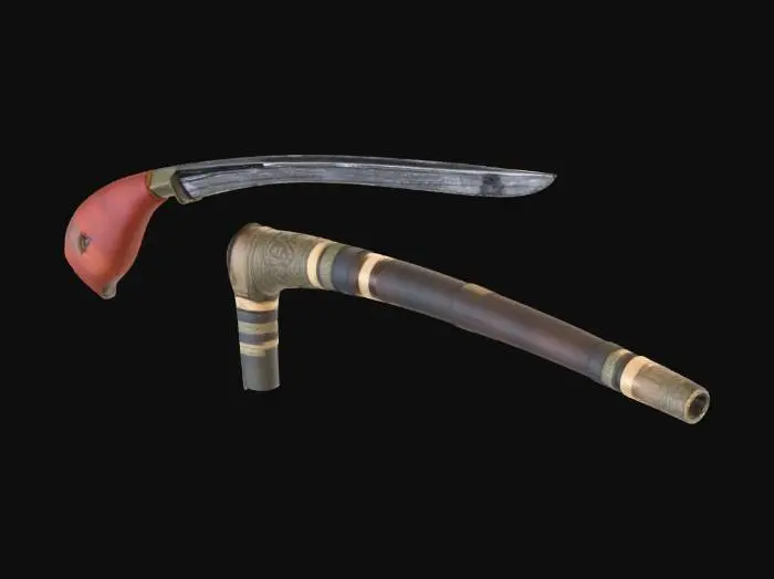3D model for Tulwar with Sheath