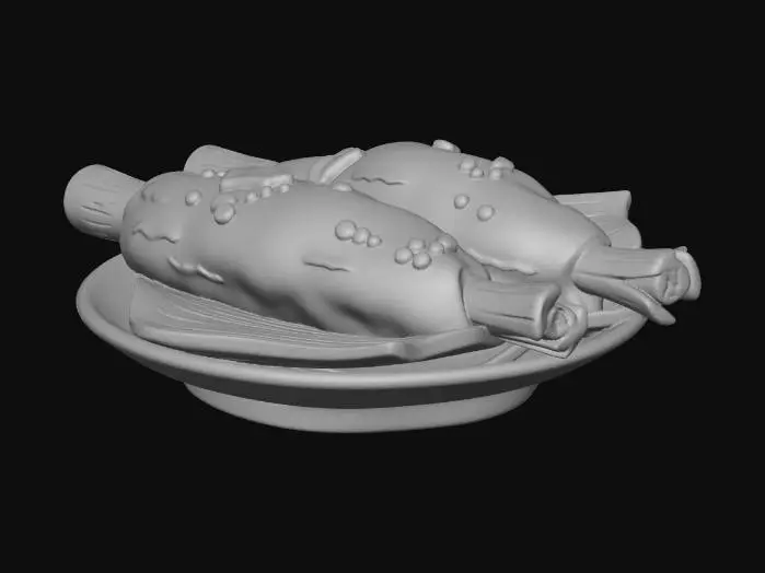 3D model for Sate Bandeng