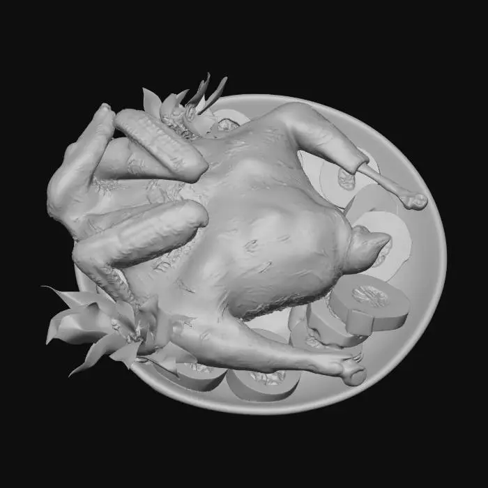 3D model for Ayam Taliwang