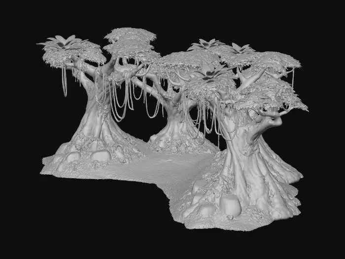3D model for Vinebound Forest Corridor