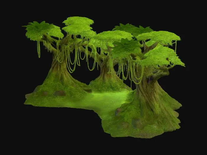 3D model for Vinebound Forest Corridor
