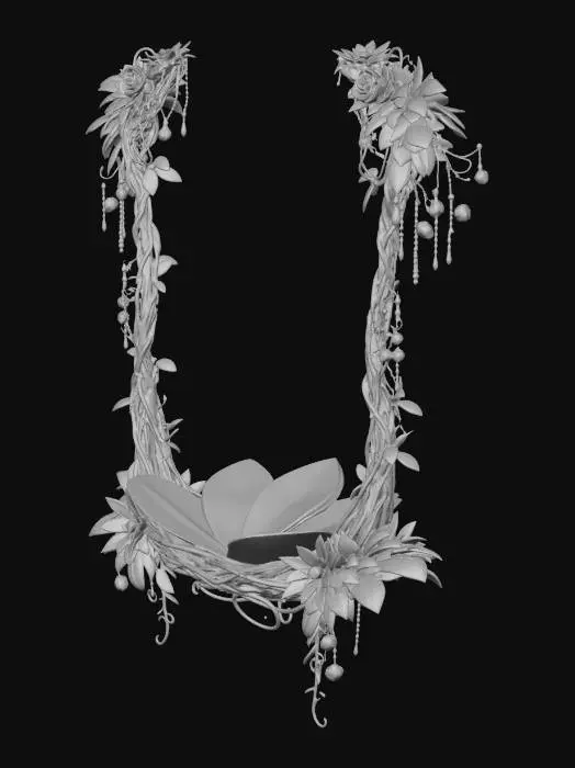 3D model for Floral Serenity