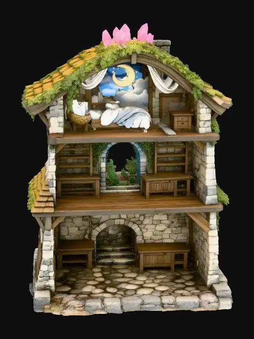 3D model for Enchanted Cottage Retreat