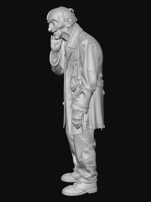 3D model for The Ragged Veteran