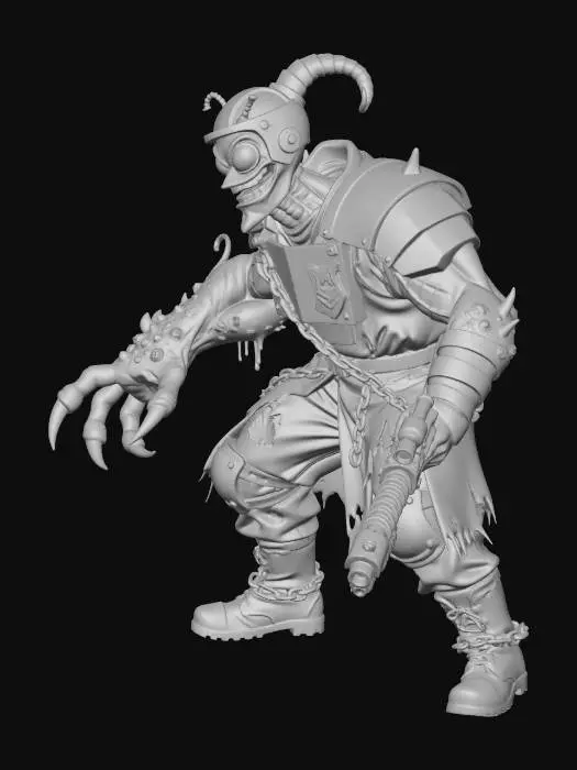 3D model for Wasteland Berserker