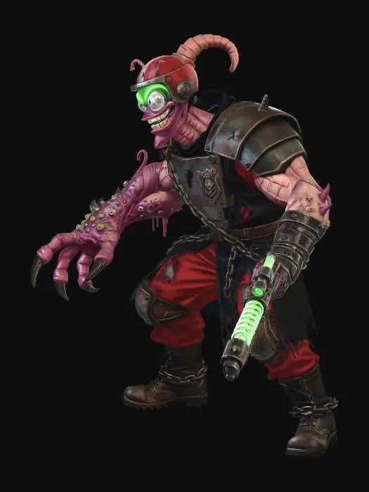 3D model for Wasteland Berserker