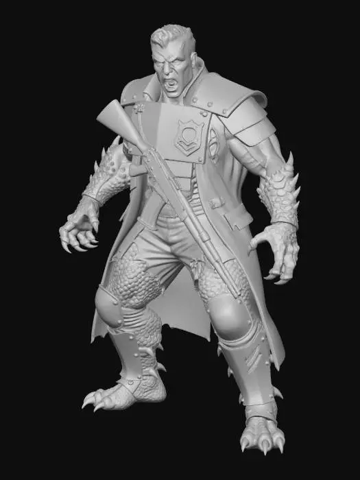 3D model for Ironbound Berserker