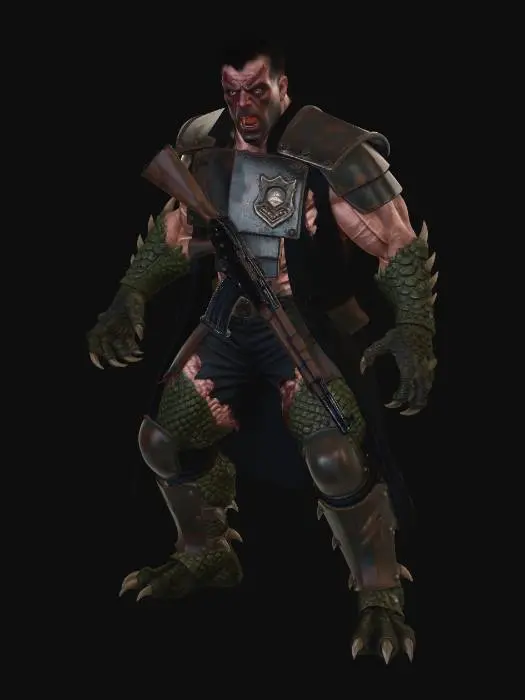 3D model for Ironbound Berserker