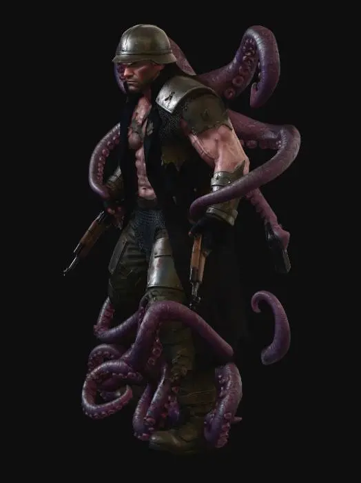 3D model for Kraken Knight