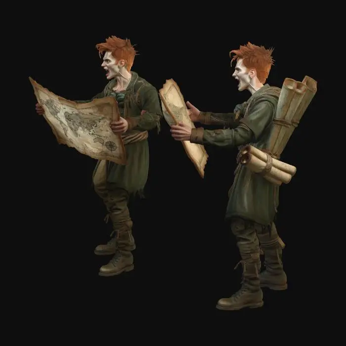 3D model for Wasteland Cartographers