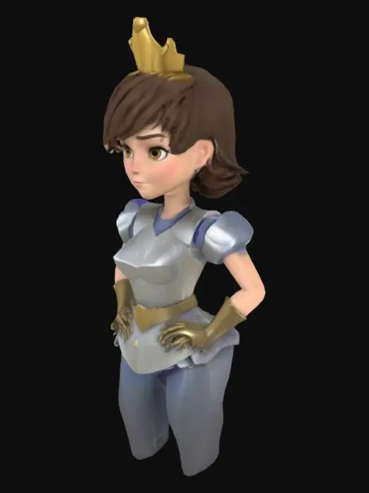 3D model for Knightly Princess