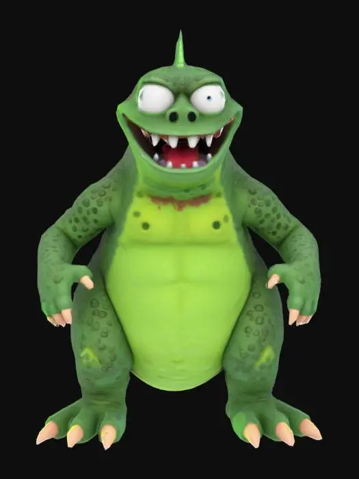 3D model for SpongeBob As Godzilla