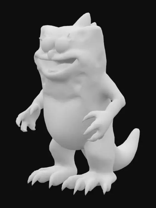 3D model for SpongeBob As Godzilla