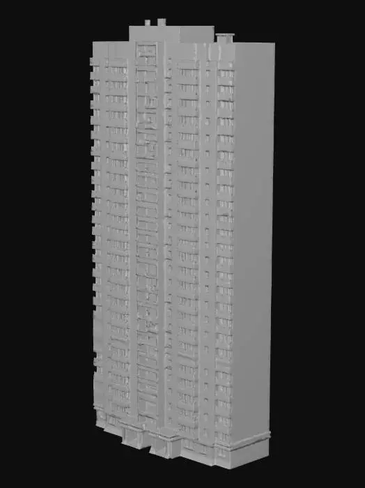 3D model for Modern High-Rise Building