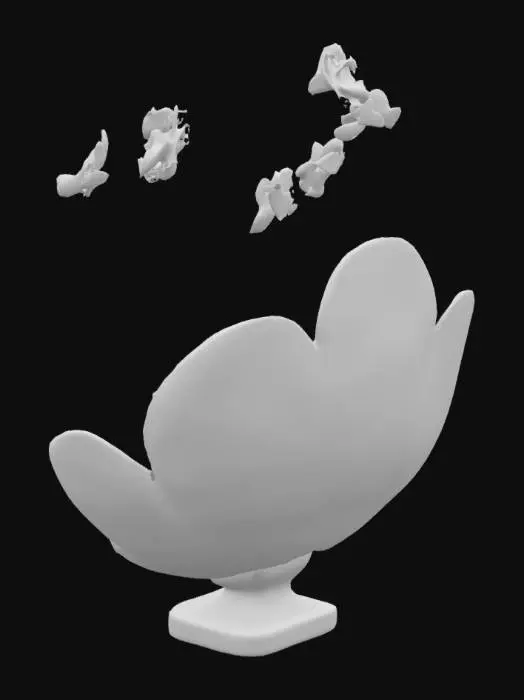 3D model for Orchid Elegance Chair